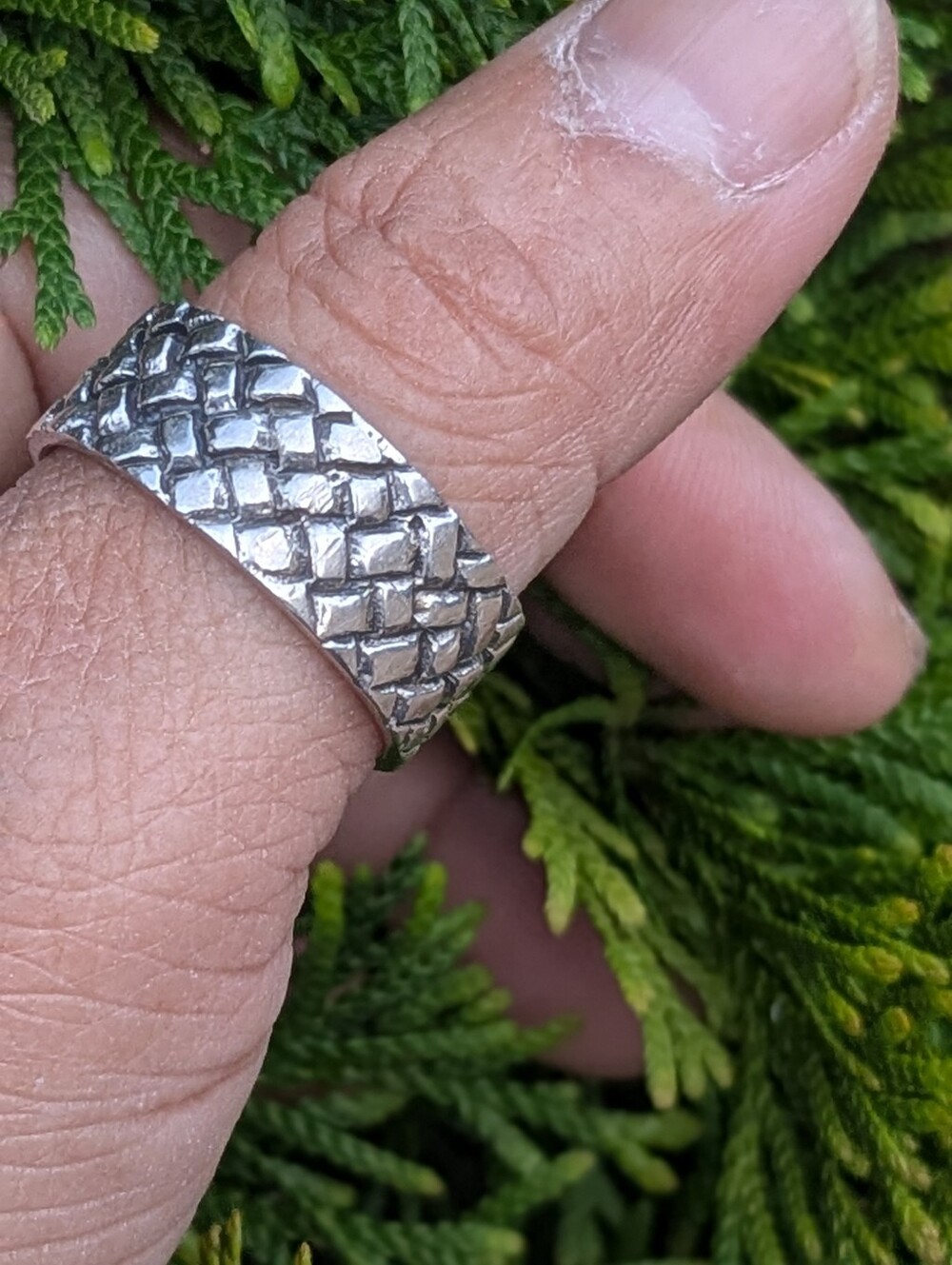 Vintage 925 Sterling Silver With Unique Design Ring